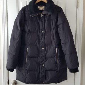 MICHAEL KORS Women's Knit Collar Down Puffer Jacket Size M